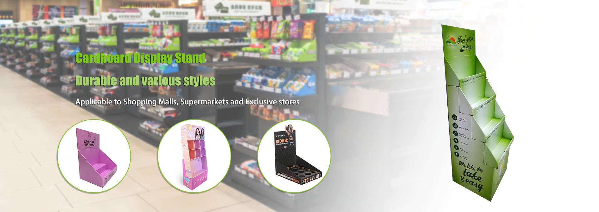 Kartoninių vitrinų tiekėjai