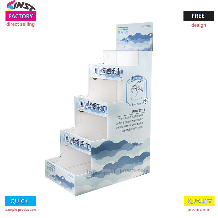 Towel Cardboard Display Rack