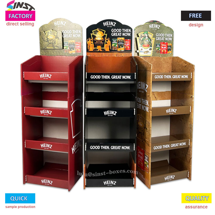 Pomidorų padažo demonstravimo stendas